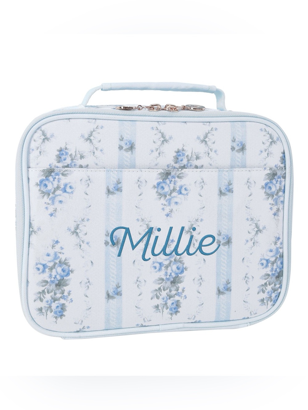 LoveShackFancy Elegant Blue Floral Lunch Box 🩵